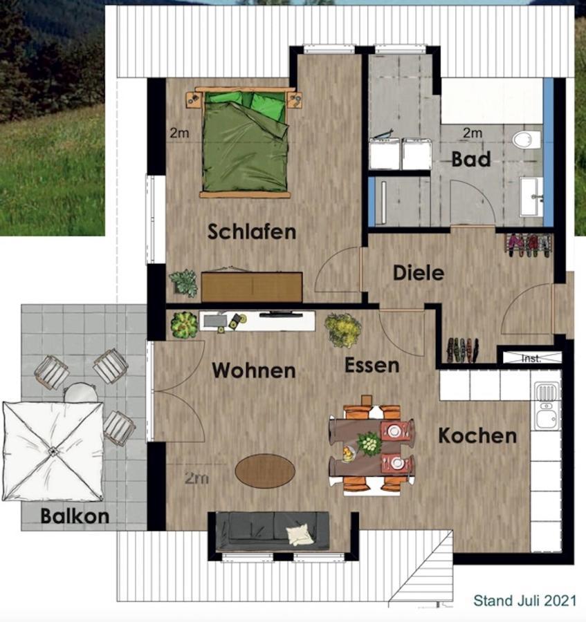 Adlerhorst Apartman Baiersbronn Kültér fotó